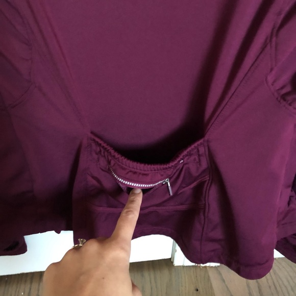 Athleta Half Mile Hoody in Burgundy - Picture 6 of 7